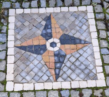 Windrose Ornamentpflaster